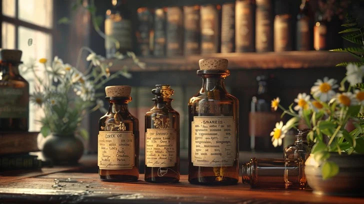 Antique Apothecary Bottles