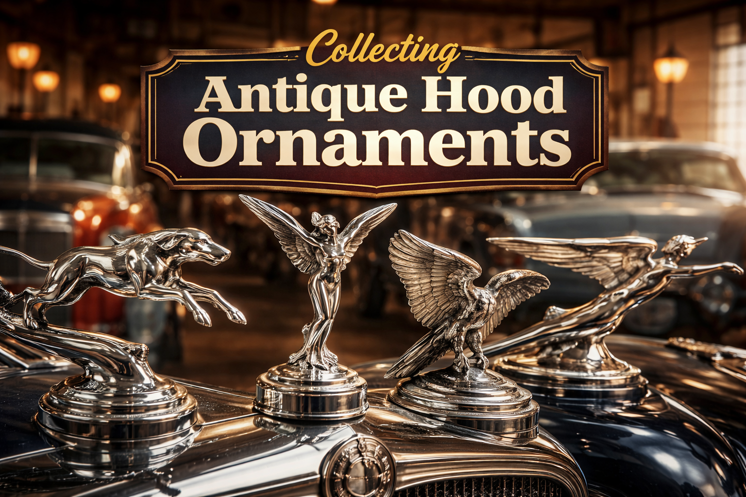 Chrome Icons of the Road: Collecting Antique Hood Ornaments