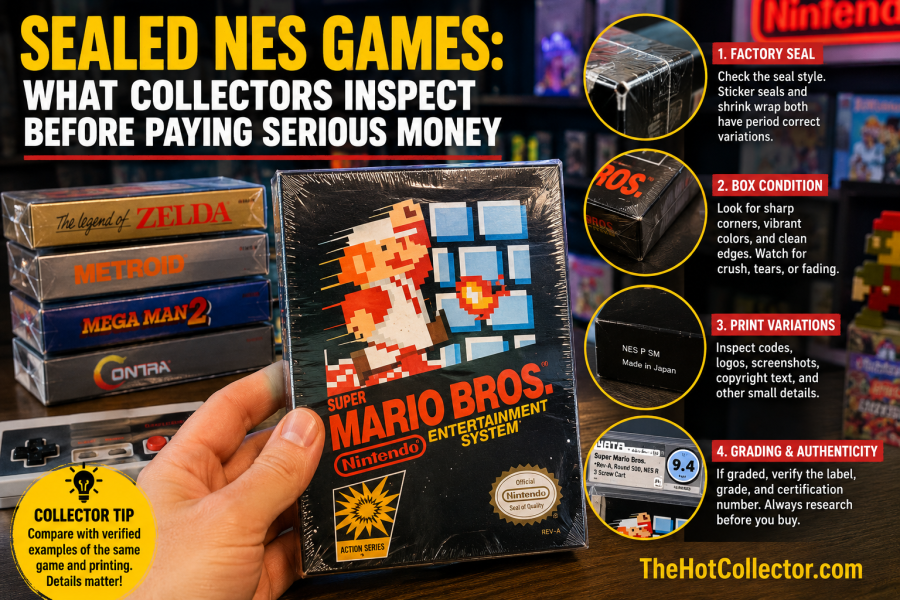 Sealed NES Games: What Collectors Inspect Before Paying Serious Money on The Hot Collector