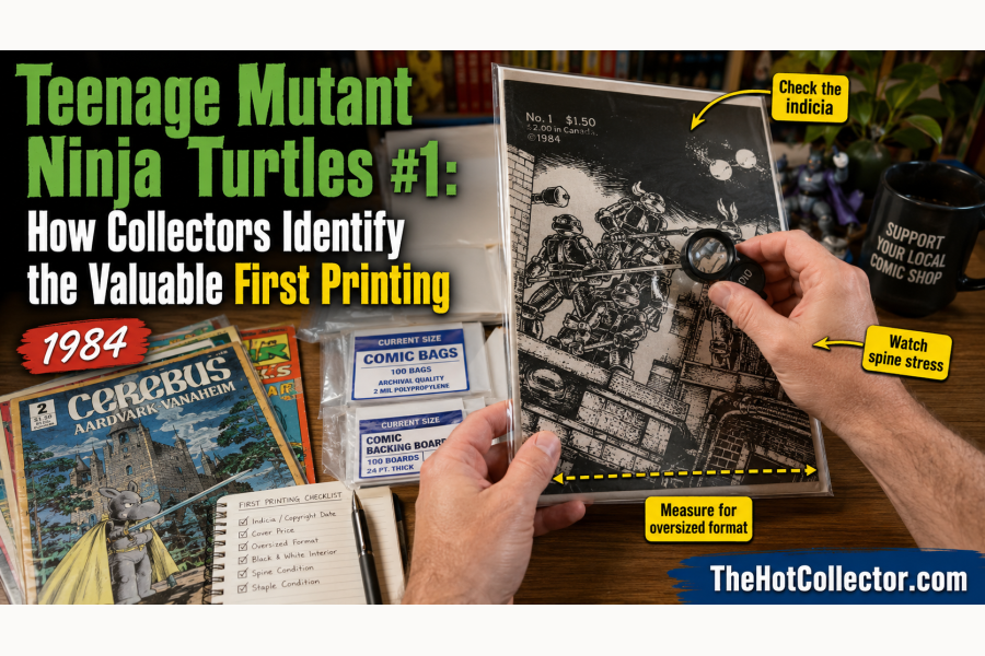 Teenage Mutant Ninja Turtles #1: How Collectors Identify the Valuable First Printing on The Hot Collector