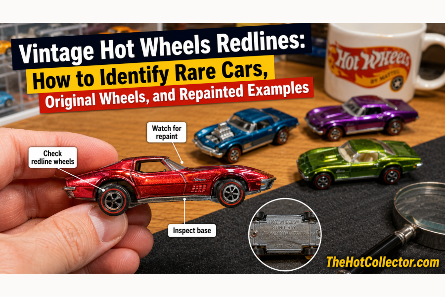 Vintage Hot Wheels Redlines: How to Identify Rare Cars, Original Wheels, and Repainted Examples on The Hot Collector