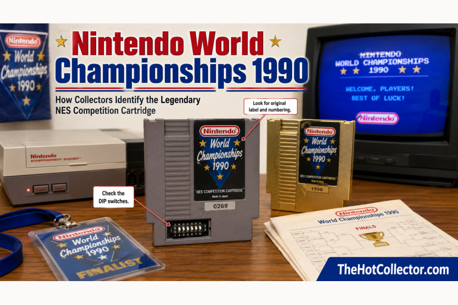 Nintendo World Championships 1990: How Collectors Identify the Legendary NES Competition Cartridge on The Hot Collector