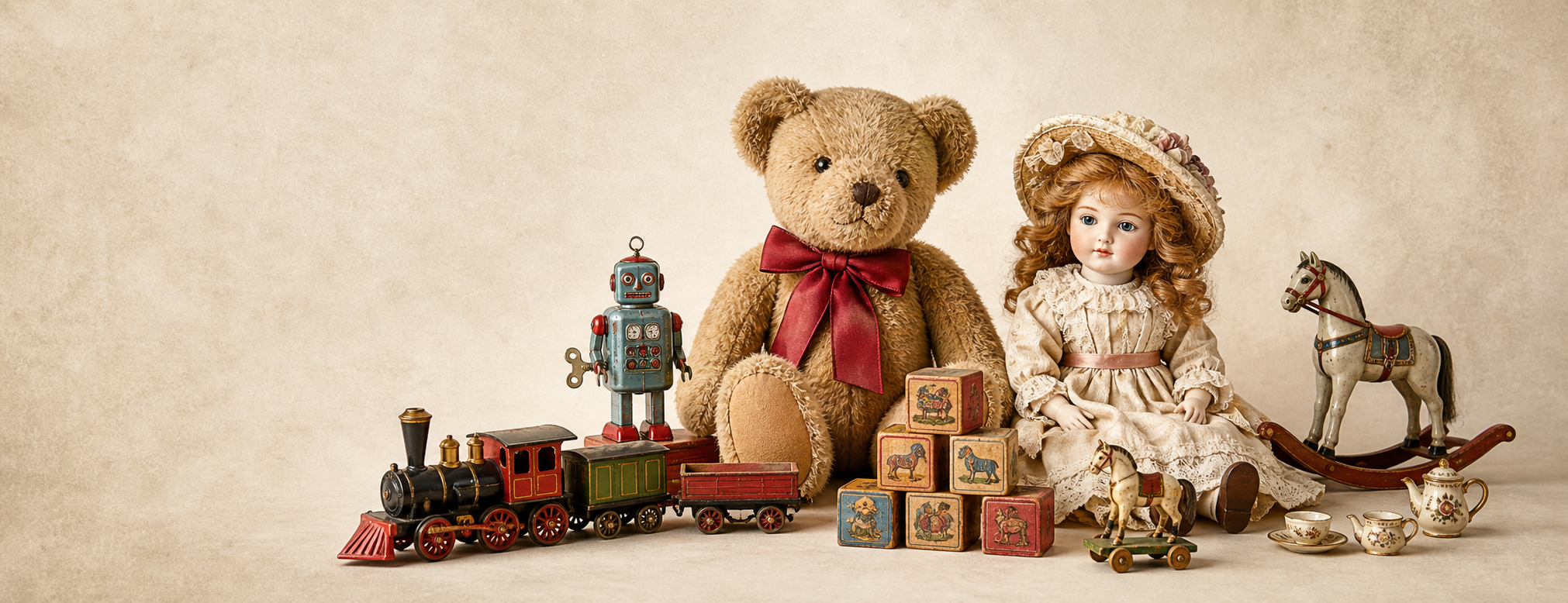 Vintage toys and dolls