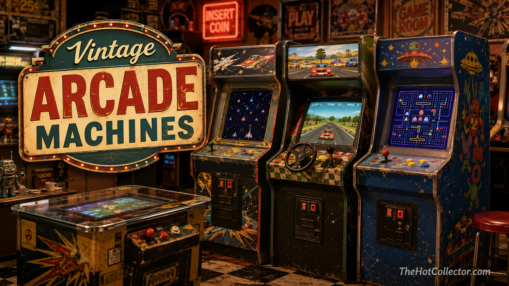 Vintage Arcade Machines