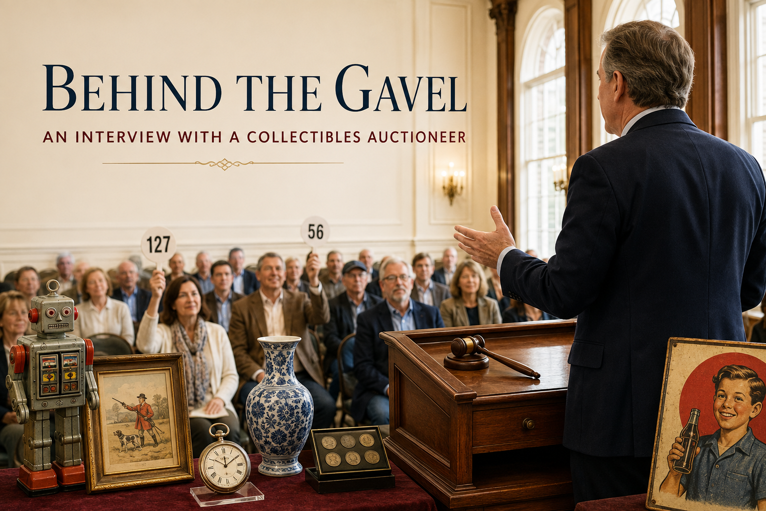 Behind the Gavel: An Interview with a Collectibles Auctioneer