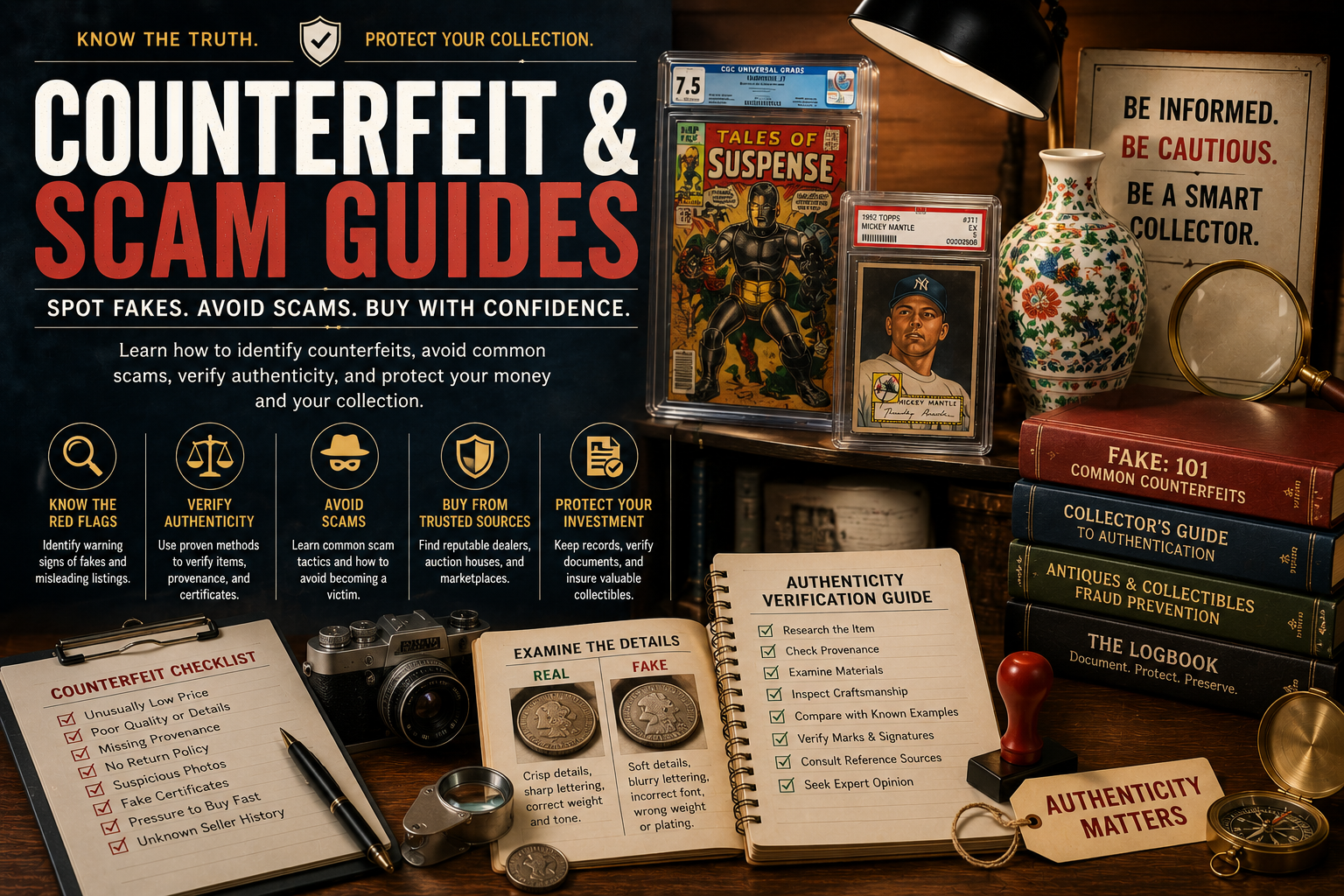 Counterfeit & Scam Guides