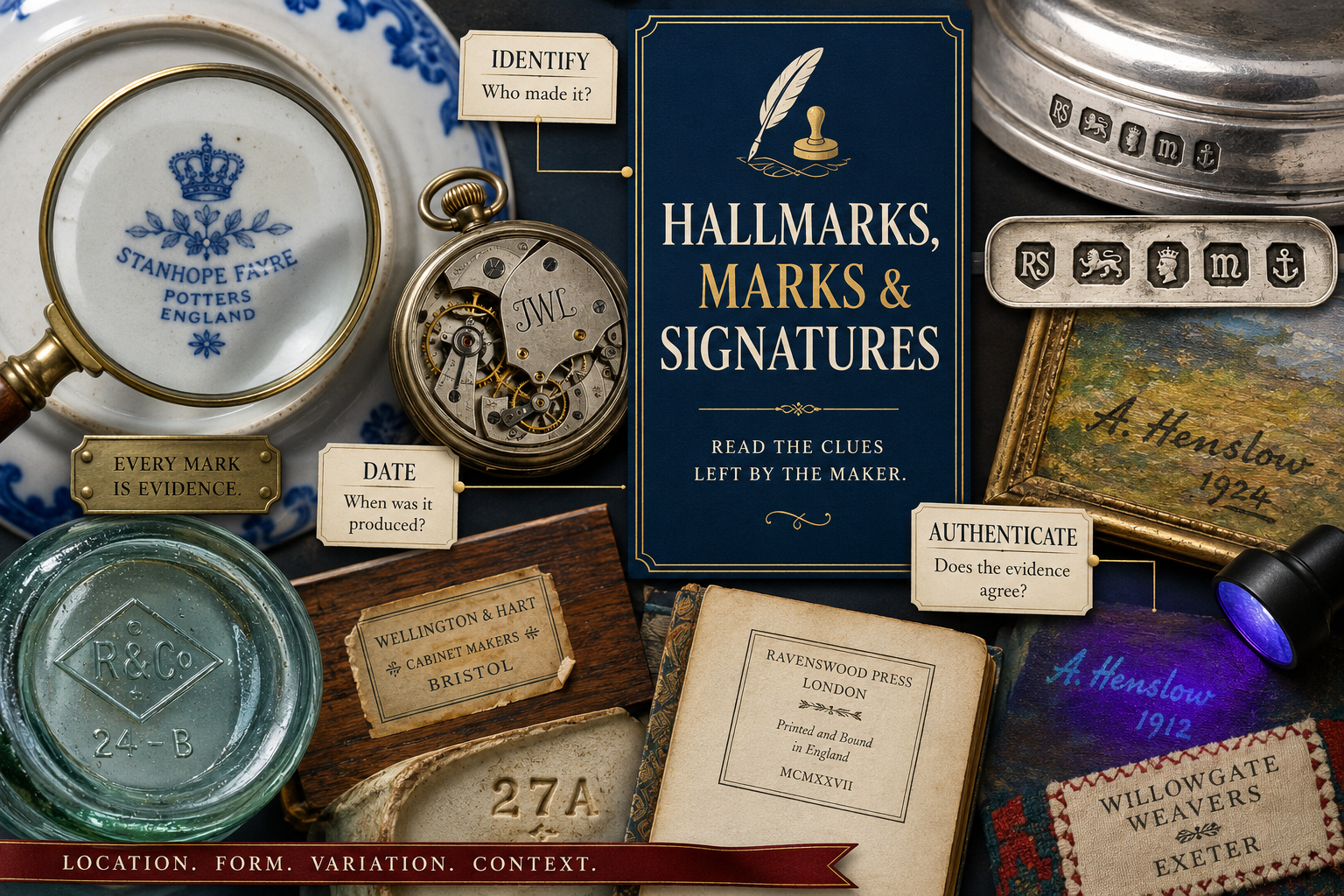 Hallmarks, Marks & Signatures
